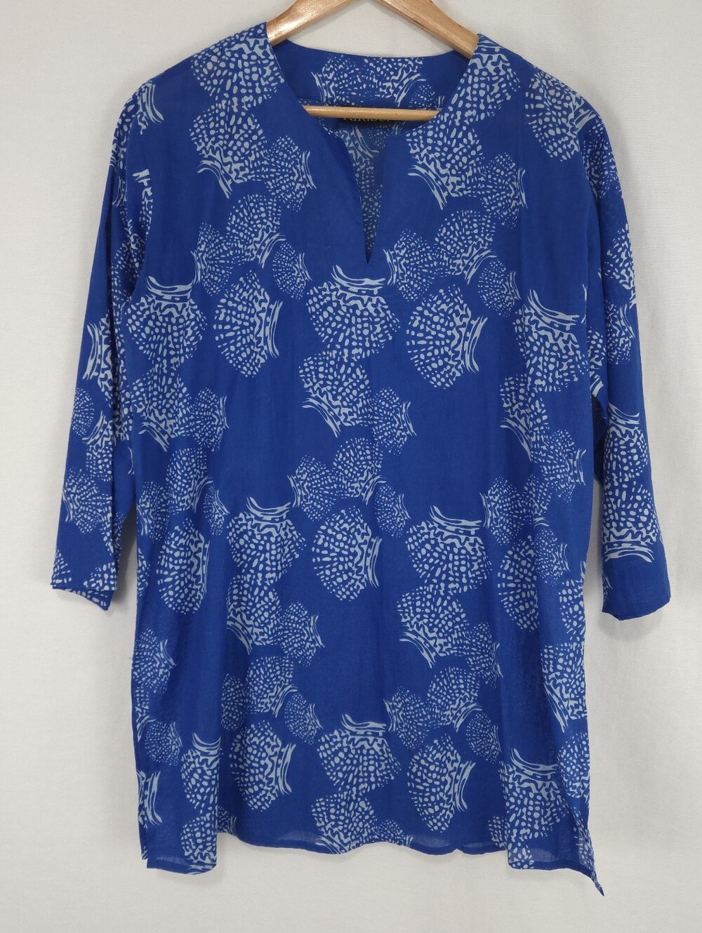 KikiSol Women's Seashell Print Tunic Top